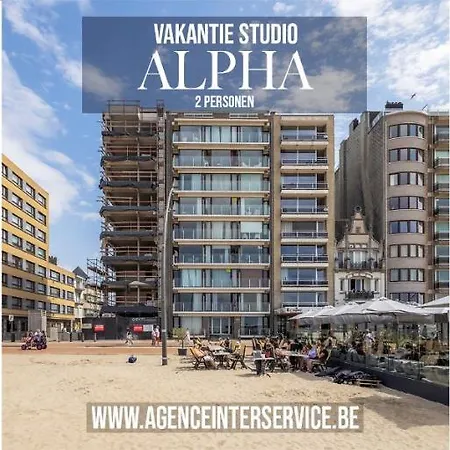 Alpha 0802 - Studio Met Frontaal Zeezicht * De Panne
